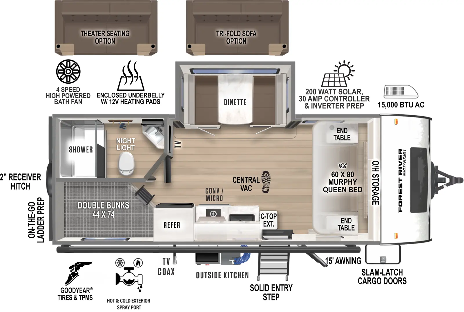 Surveyor Legend 19MDBLE Floorplan